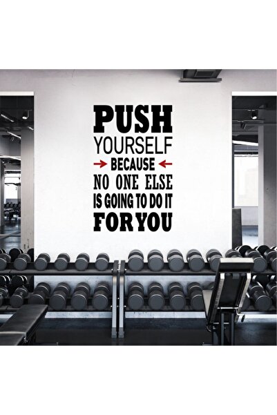 Atalya Reklam Gym Fitness Duvar Yazısı 1 Sticker