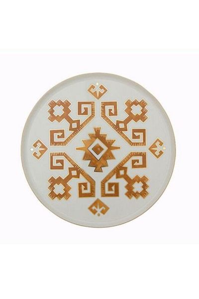 Porland Arabesque Series 27cm Flat Plate Pattern1