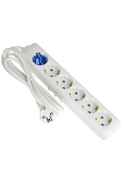 VİKO Brand: Multi-Let 6-Piece Grounded Cable Connector 2Mt Socket Category: Cable Organizer