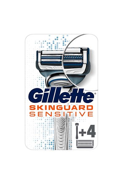 Gillette Skinguard Shaver 4-Pack Spare Razor Blades