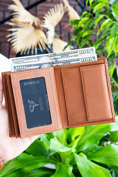 Garbalia Мъжки портфейл Reynosa от естествена кожа с отделение за монети