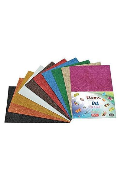 Ticon Brand: Eva Glitter 20X30 Cm, 10 Pcs Category: Notebooks