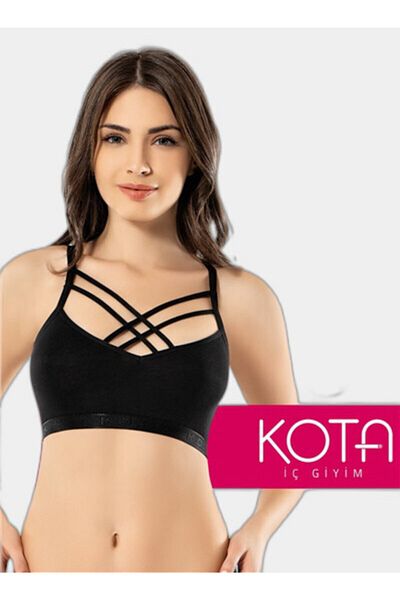 KOTAN Kota 6343 Γυναικείο σχοινί λουράκι Σταυρός Μοντέλο Lycra Γυναικείο μπουστάκι