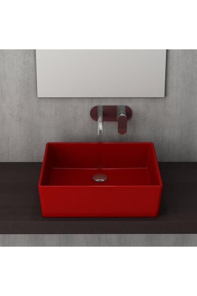 Bocchi Milano Çanak Lavabo 50 Cm Kırmızı 1215-019-0125