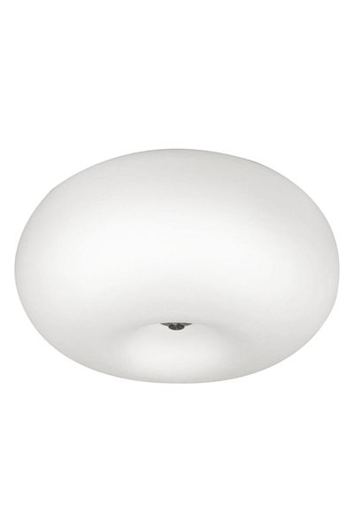 Eglo 86812 Indoor " Optica " Matte Nickel Color Cast Steel Wall / Ceiling Lamp Ip20 E27 Max: 2X60W