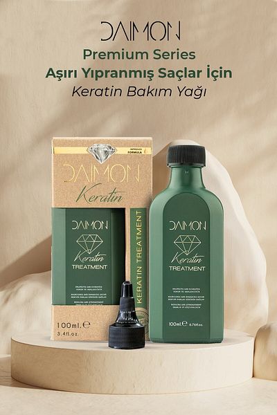 DAIMON Premium Series Strengthened Keratin Treatment Oil for Extreme Damaged Hair 100 ml