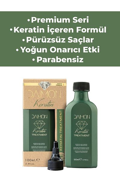 DAIMON Premium Series Strengthened Keratin Treatment Oil for Extreme Damaged Hair 100 ml