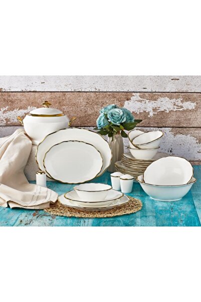 Aryıldız Bone Square Porselen 60 Parça Yemek Takımı - 40011