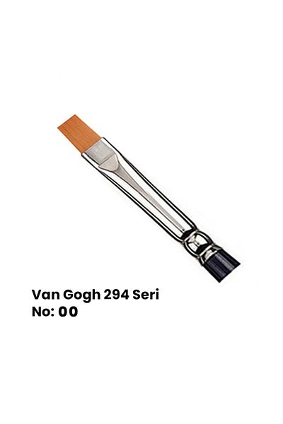 Van Gogh 294 Series Synthetic Flat Cut Tip Brush No 2/0
