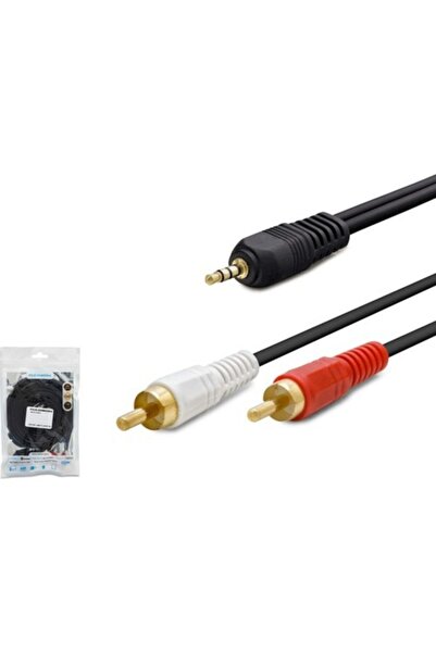 KEEPRO Hadron Hn4250 - Aux To 2rca Cable 3m Yellow End