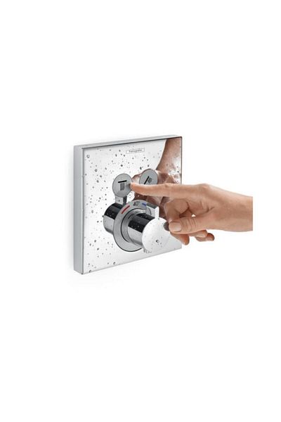 Hansgrohe Showerselect Thermostatic Battery - 2 Outlet Matte Bronze Built-in