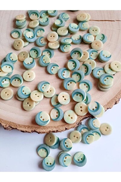 canan dizayn 15 mm zeleni mesečev gumb (25 komada)