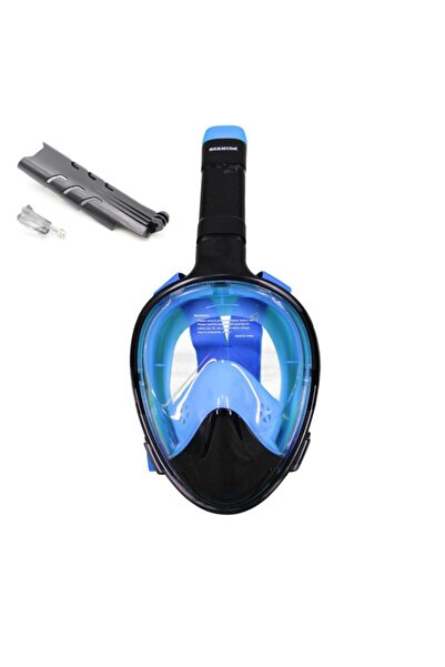 Genel Markalar Çocuk Tam Yüz Full Face Şnorkel Maske Seti -xs