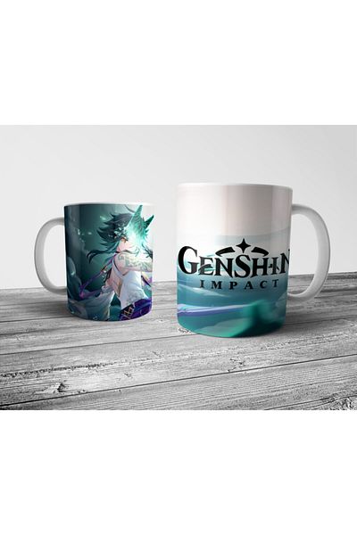Pixxa Genshin Impact Xiao Mug Cup Model 2