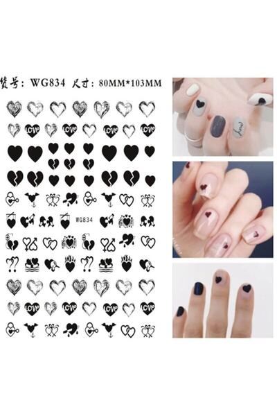 Venalisa Tırnak Sticker Nail Art Süsleme Etiket Wg