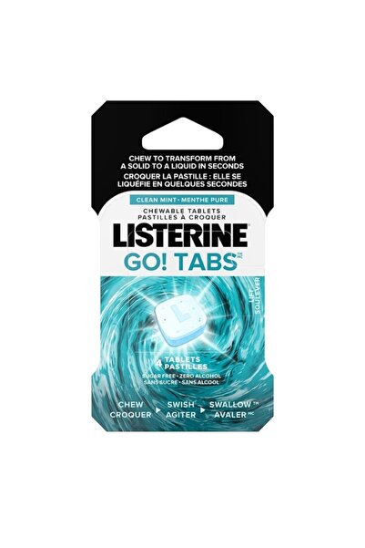 Listerine Lısterıne 4 Saatlik Taze Nefes Nane Hazır Çiğnenebilir Tablet 4 Tablet