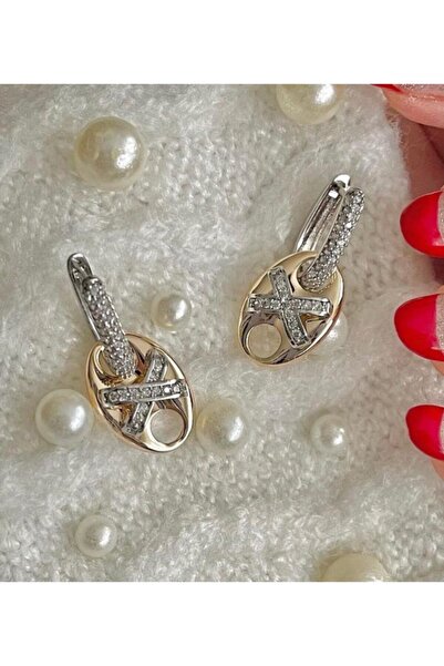 Ceso Accesories أقراط بتصميم حجر الزركون من سلسلة VIP