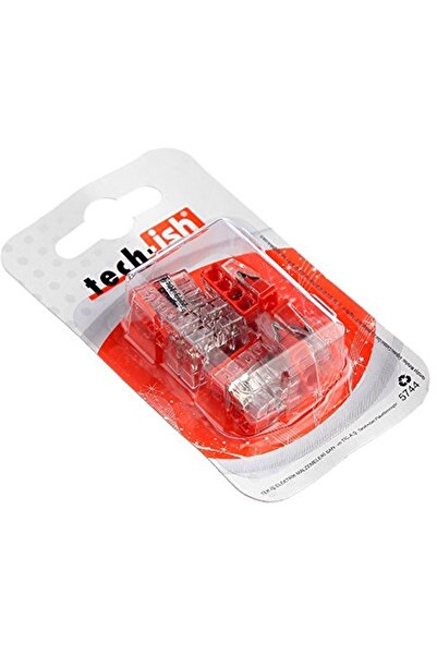Tek-İş Buat Klemens Geçmeli 4 X 2.5 mm 10 Adet Şeffaf