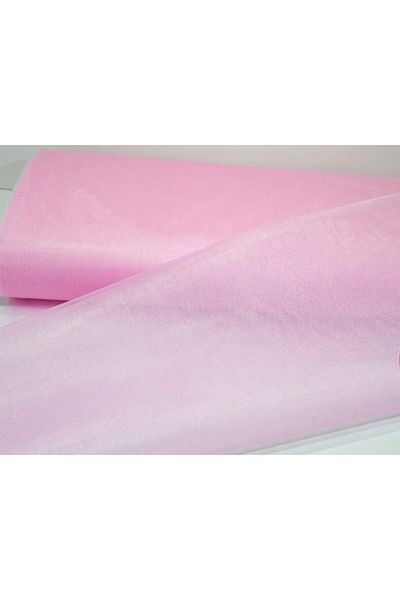 YENİ HEDİYELİK DÜNYAM Baby Pink Crystal 3 μέτρα Ειδικό ύφασμα Συσκευασία Βαλίτσα Baby Pink Διακοσμητικό Τούλι