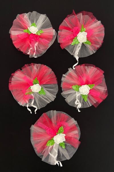 ZEYMERADE الفوشيه العروس العريس حزمة قافلة زخرفة 10 قطع