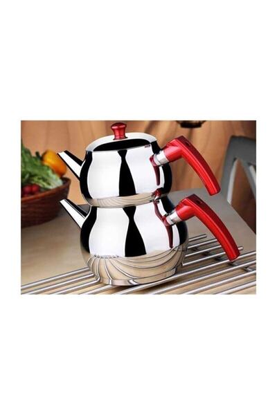 Genel Markalar Gümüş Çaydanlık Küre Paslanmaz Çelik Kendinden Süzgeçli Küçük ...