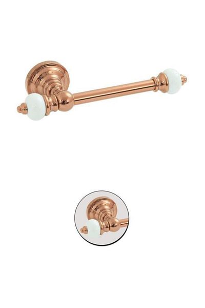 Maya Fantasia Pvd Rose Open Paper Holder 100% Brass
