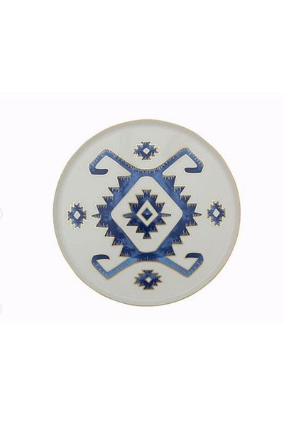 Porland Arabesque Series 27cm Flat Plate Pattern5