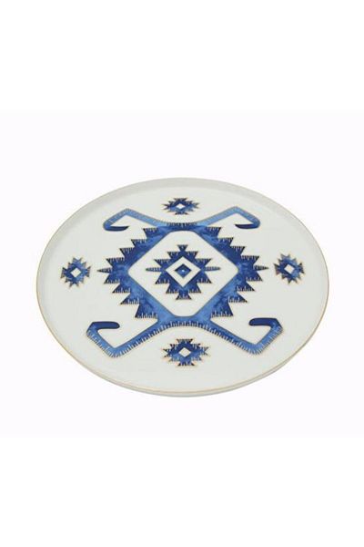 Porland Arabesque Series 27cm Flat Plate Pattern5