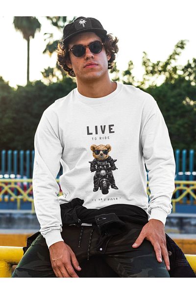 SUNFREE Φούτερ μοτοσικλέτας Teddy με στάμπα Unisex