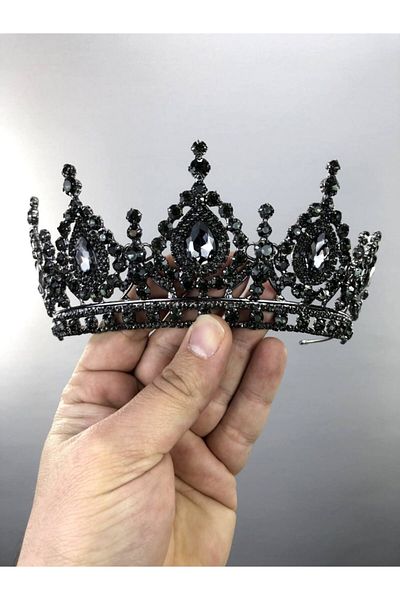 Hobigram Antracit Gri Marie Henna și Coroana Miresei – Design special, Accesoriu, Producție de calitate, Stil atrăgător