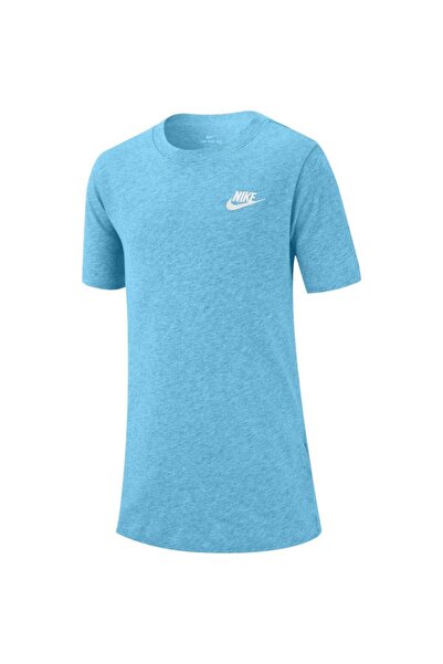 Nike Чоловіча дитяча синя футболка Sportswear - Ar5254 470
