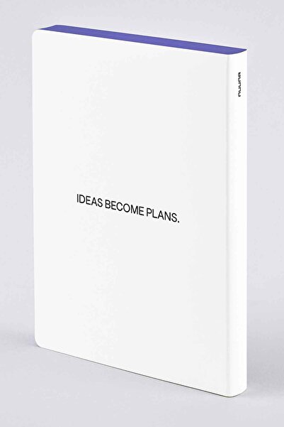 NUUNA Gray Dotted Bullet Journal Notebook Ideas (A5 PREMIUM PAPER - 256 PAGES)