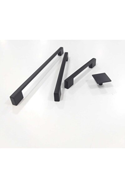 ARON 147-128 (2 ADET) Mat Siyah Kulp Mobilya Vestiyer Çekmece Dolap Kulbu 128mm