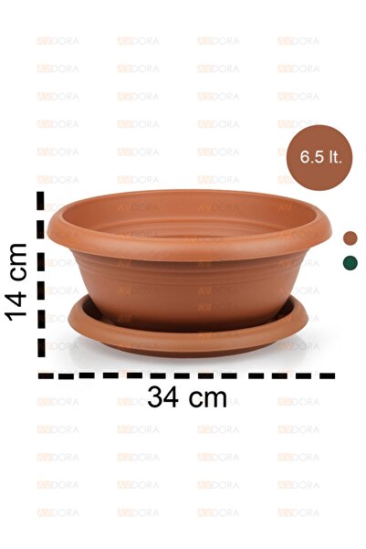 Avdora Arajman Saksı - Bahçe / Balkon Saksı 6.5 Litre