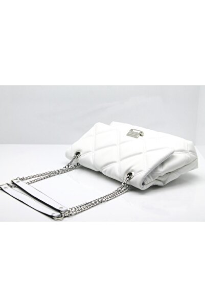 Gülistan Çanta Geantă de damă, matlasată, brodata, cu accesorii argintii