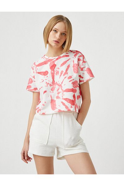 Koton Short Sleeve Batik T-Shirt