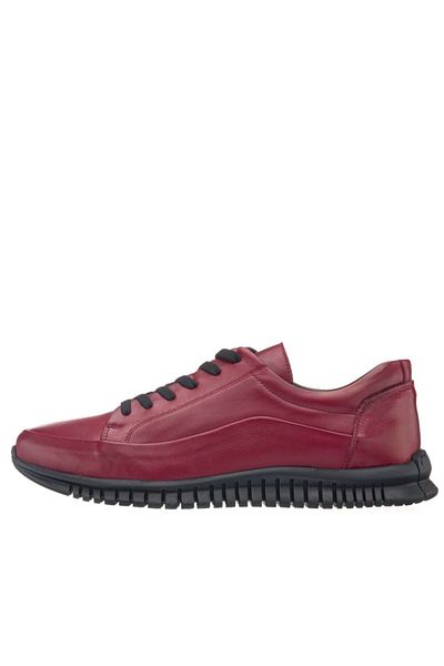 İriadam 45 - 46 - 47 - 48 -49 - 50 G1053461 Claret Red Rubber Sole Large Size Calf Leather Comfortable Wide Fit Er