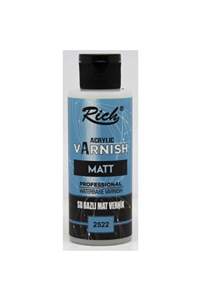 Rich Acrylic Varnish Matt Professional Water -based Varnish Su Bazlı Mat Vern...