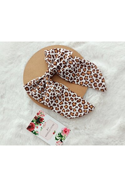 MİNELLASTORE Leopar Desenli Toka Otomatik Klipsli Hediyelik Okul Tokası