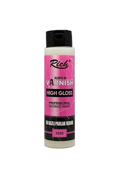 Rich Acrylic Varnish High Gloss Professional Water -based Varnish Su Bazlı Pa...