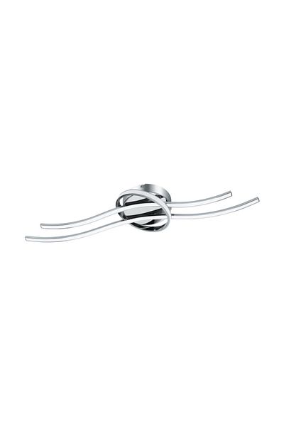 Eglo 96308 Indoor " Selvina " Chrome Color Aluminum Ceiling Lighting Ip20 Led Max: 20W Width: 74.5 cm