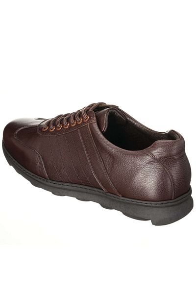 İriadam Cmp9560 Brown Leather Large Size Comfortable Stylish Wide Mold Suspension Orthopedic Rubber Sole New Sez