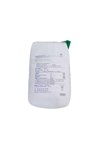 Şişecam Saf Karbonat Içilebilir Sodyum Bikarbonat Besin Türü Toz Soda 25 Kg