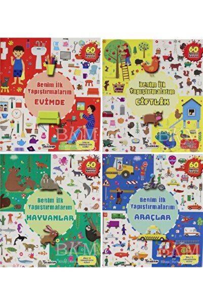 Teleskop Popüler Bilim Benim Ilk Yapıştırmalarım (4 Kitap) - Parıltı Çocuk Se...