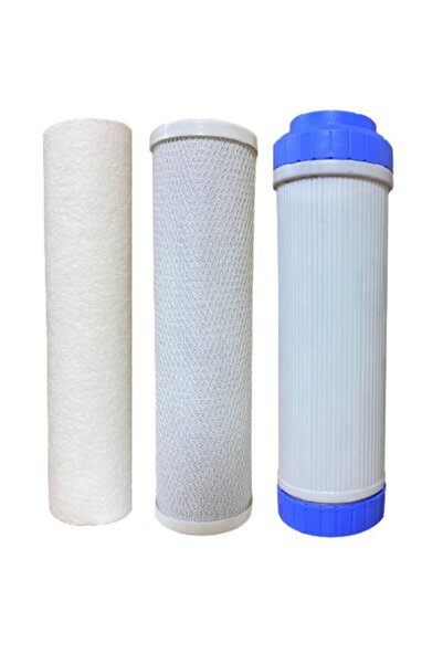 alkalinees Reverse Osmosis Açık Kasa Su Arıtma Filtresi 3lü Set