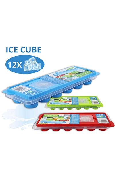 Gondol Green 12 Compartment Non-stick Silicone Freezer - Push-out