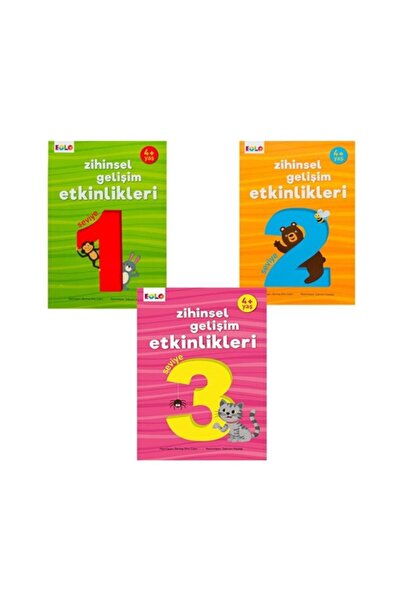 Bebeklik Yayınları أنشطة التنمية العقلية مجموعة 4 سنوات (3 منتجات)