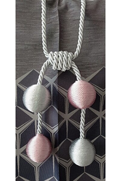 serART Cordă pentru perdea, pentru legarea tavanului, Top Braçhol, gri deschi...