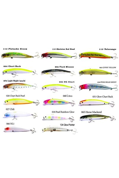 Fujin Punisher Maket Balık Pn105sw 026 Chart Back Pearl