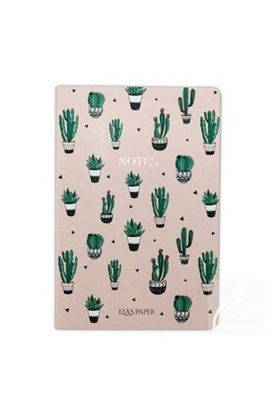 ELAS PAPER Cactus Flat Twins - Set de 2 caiete